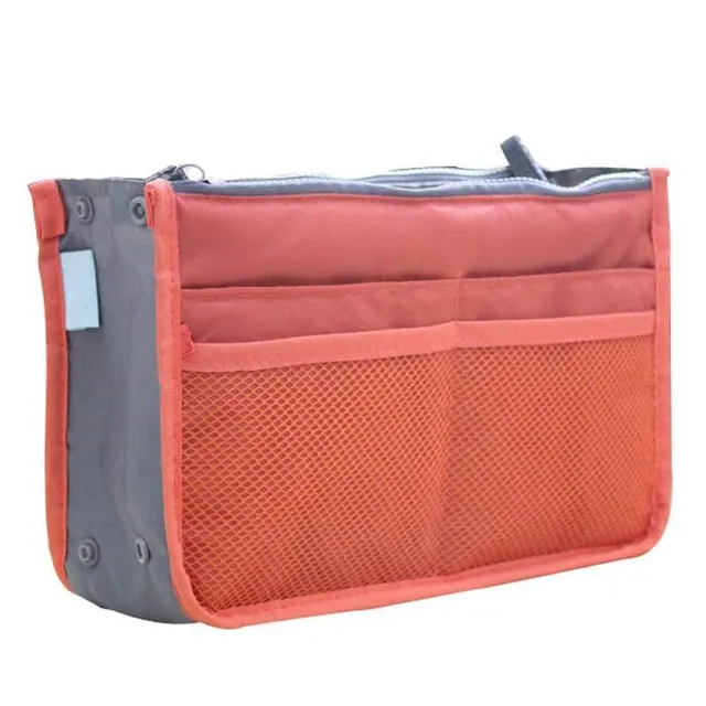 Cosmetic bag with Rose compartments Orange