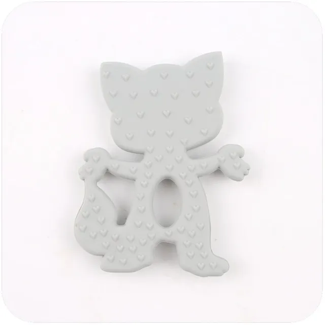 Baby teether in the shape of a cat - 5 colours