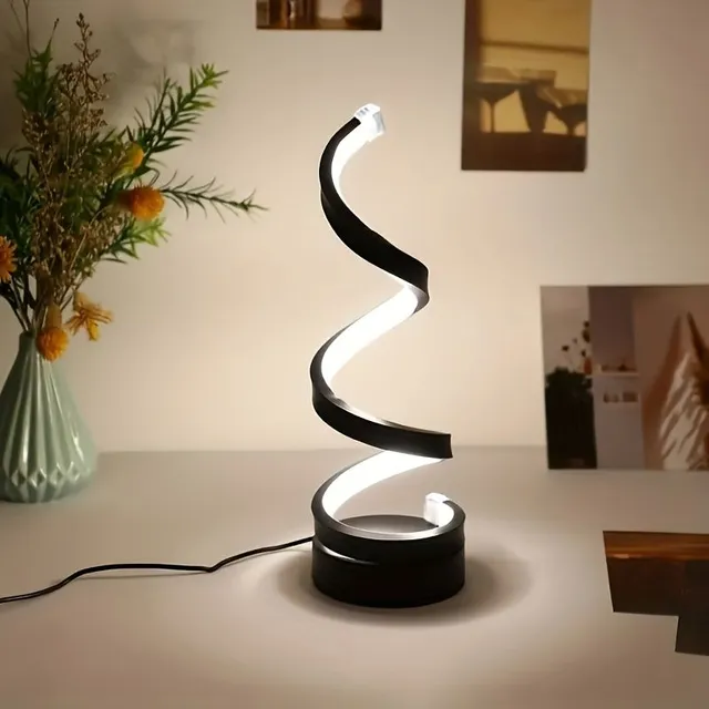 1 kus Spirálová stolní lampa