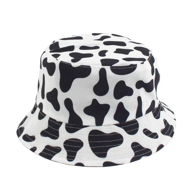 Stylish summer hat with animal patterns