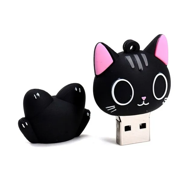 Flash disk černá kočka
