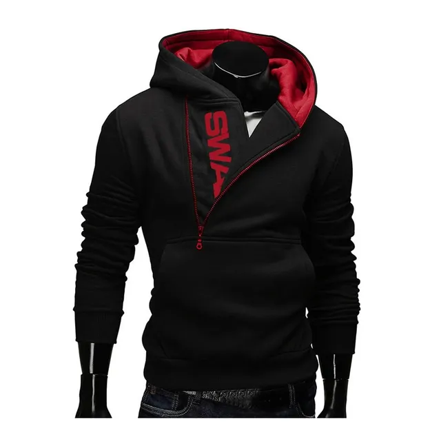 Men's sweatshirt with an interesting zipper