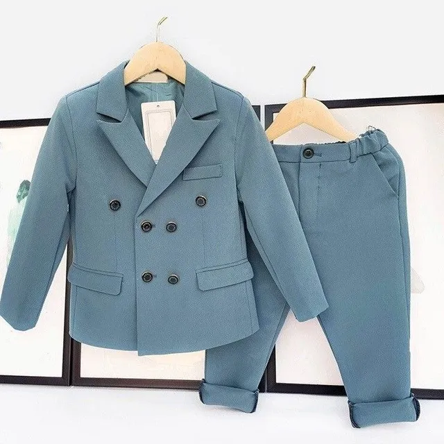 Kennedy boy suit modra 8