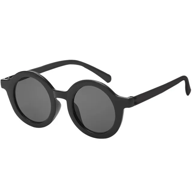 Children's classic monochrome trendy sunglasses - more colors