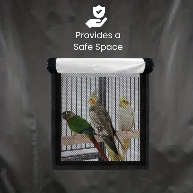 Large universal bird cage cover - Extended space and privacy for parrots and small pets