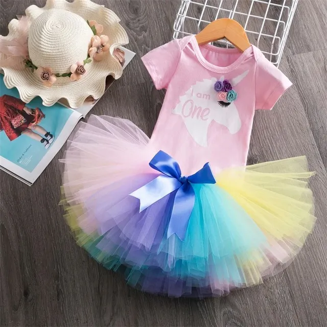 Novorozenecké šaty s TUTU sukní