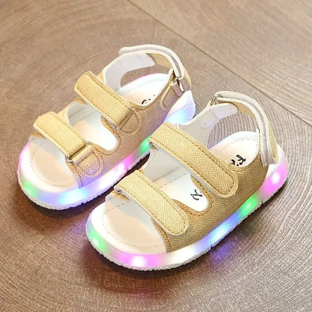 Children's luminous sandals