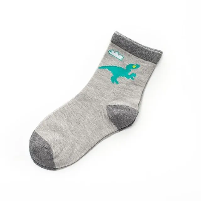 Dětské ponožky s dinosaury - 5 párů