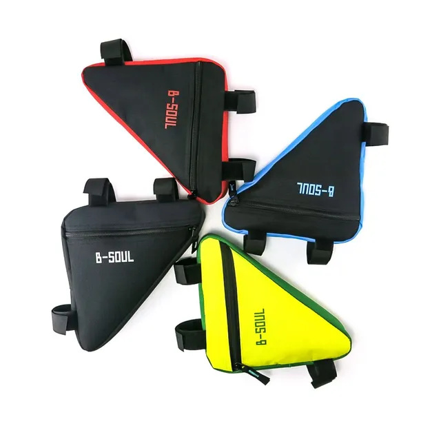 Trojuholníkový úložný turistický batoh pre cyklistov - rôzne farby