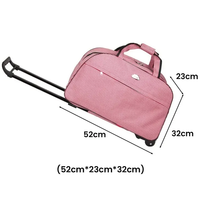 Folding bag for luggage with universal wheels for air transport