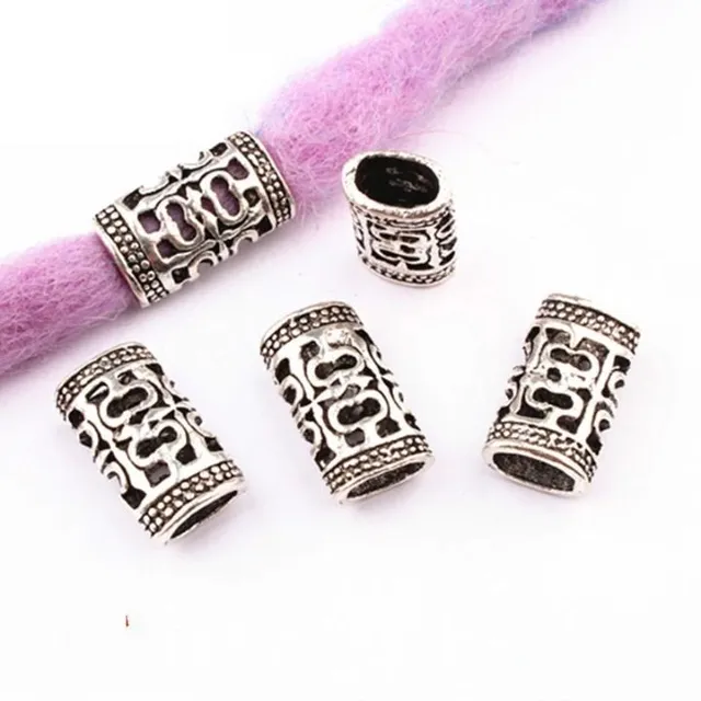 Metal hair rings