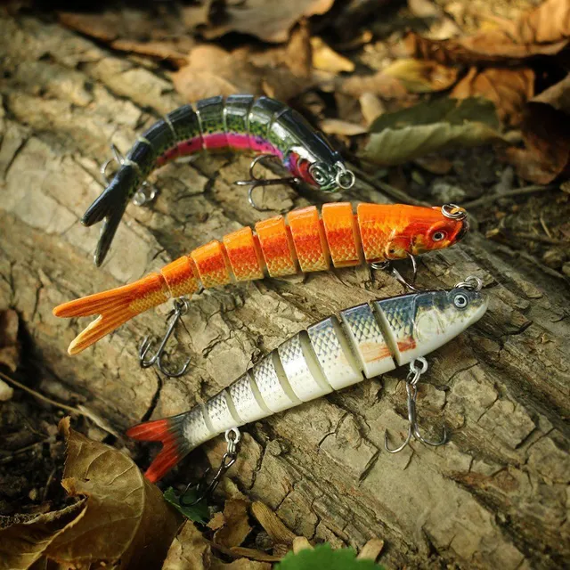 10pcs diving wobbler with realistic movement - for irresistible attack on predators