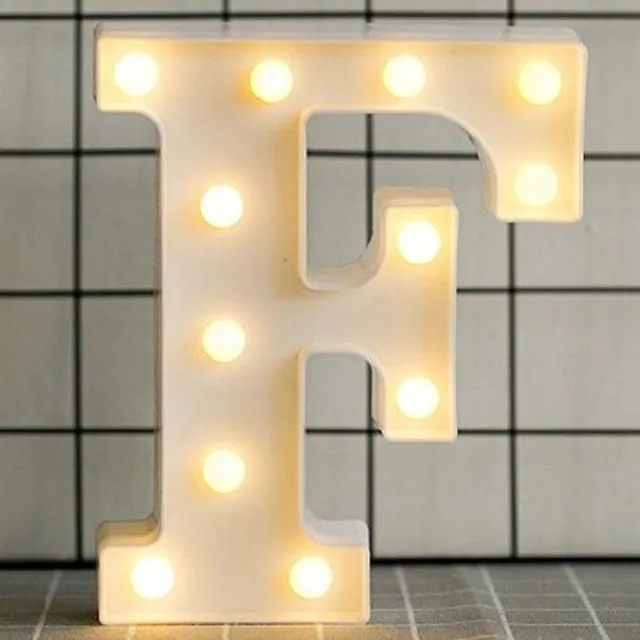 Decorative illuminating letters