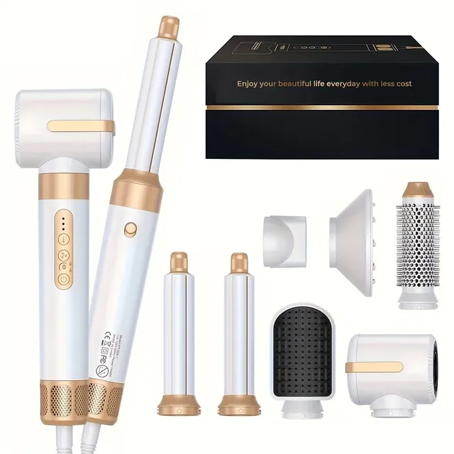 Professional hair dryer with brush 7in1