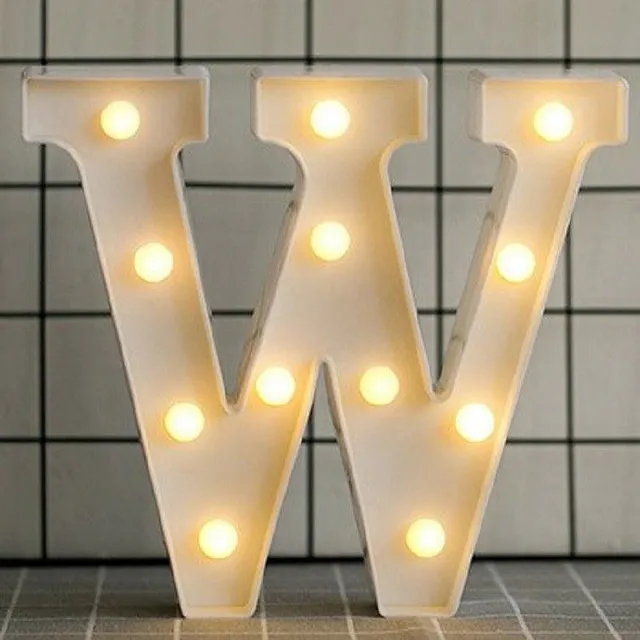 Decorative illuminating letters