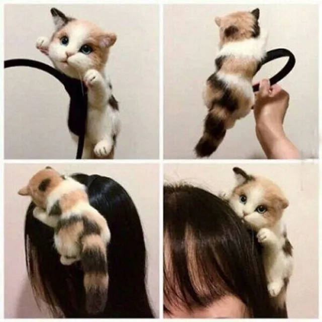 Opaska do włosów Kawaii-Kitty