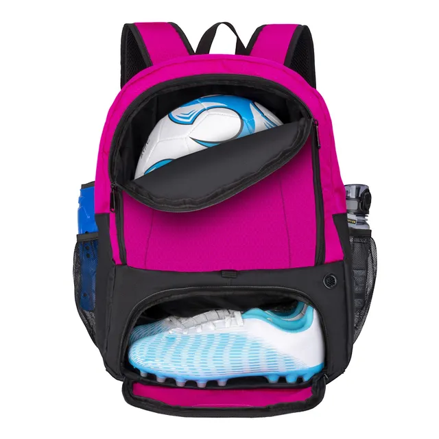 Sports backpack for the ball with space for shoes for youth