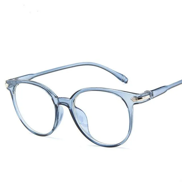 Non-dioptric ladies fashion glasses