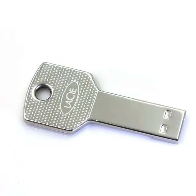 USB flash drive with metal key