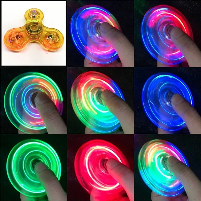Handheld LED fidget spinner