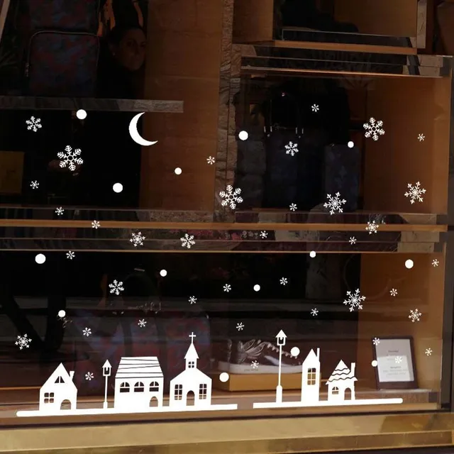 Christmas window stickers