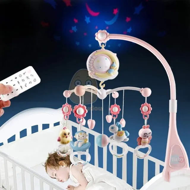 Wiszące zabawy karuzeli nad łóżkiem © Babysitters