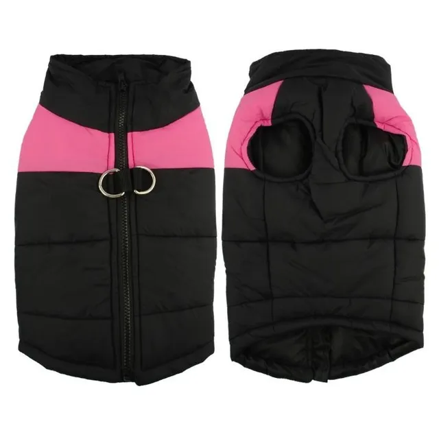 Teplé zimné oblečenie pre vašich domácich miláčikov - rôzne veľkosti pink s