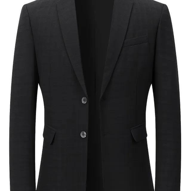 Men's social jacket with pockets, 2 buttons, formal events and celebrations