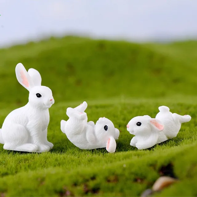 Cute Easter decoration with motive for rabbits