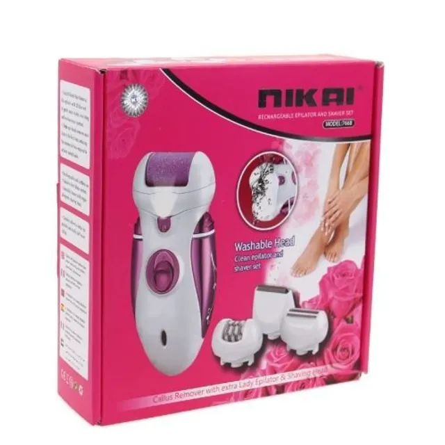 Bst Painless rechargeable epilator and shaver NIKA