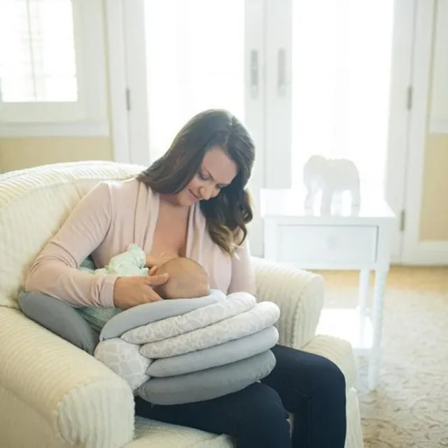 Multifunctional breast-feeding pillow
