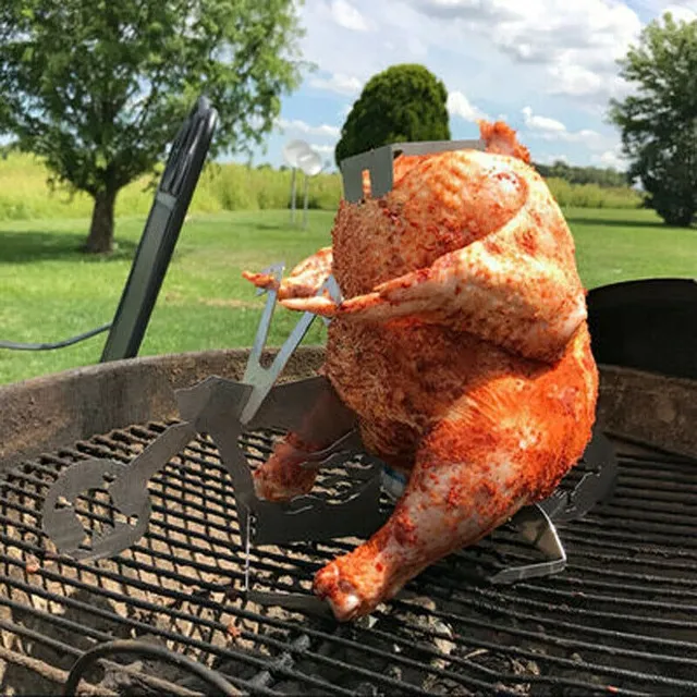 Chicken rack for barbecue
