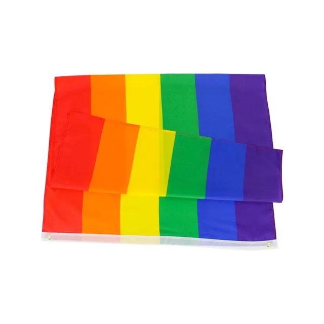 Decorative LGBTQ+ flag for hanging