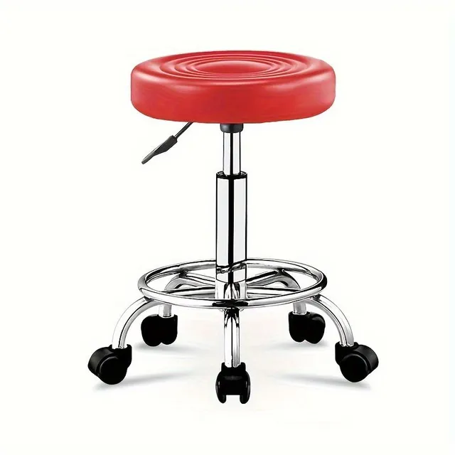 1p Scroller Chair With Adjustable Height Roller Stools Swimming Chair Professional Hairdressing Accessories For Home Use In Hairdressing