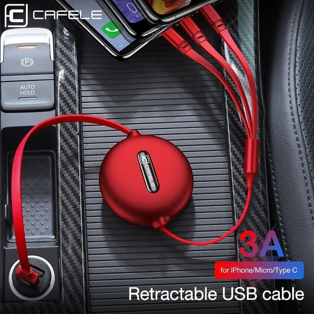 Cafele 3w1 kabel USB do ładowania