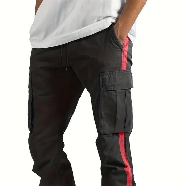 Men's Stylish Cargo Joggers with Capsules - Breathable