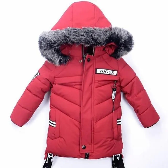 Długa kurtka zimowa dla dzieci