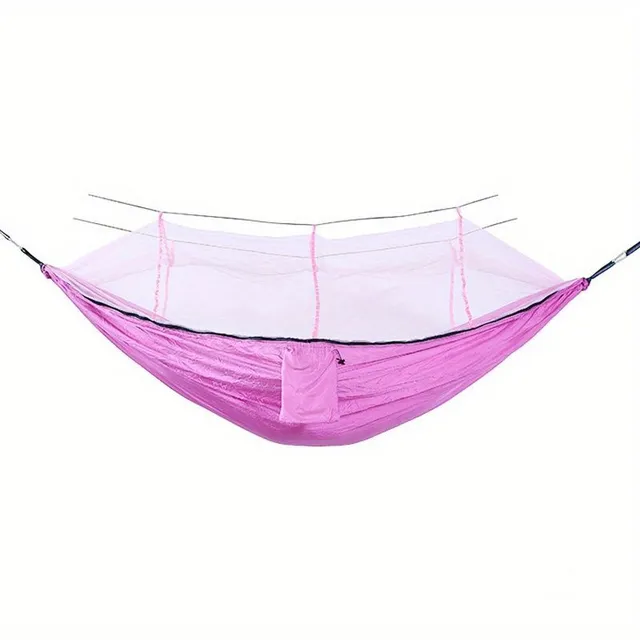 Anti-cottage double hammock with mosquito net for outdoor camping and home use