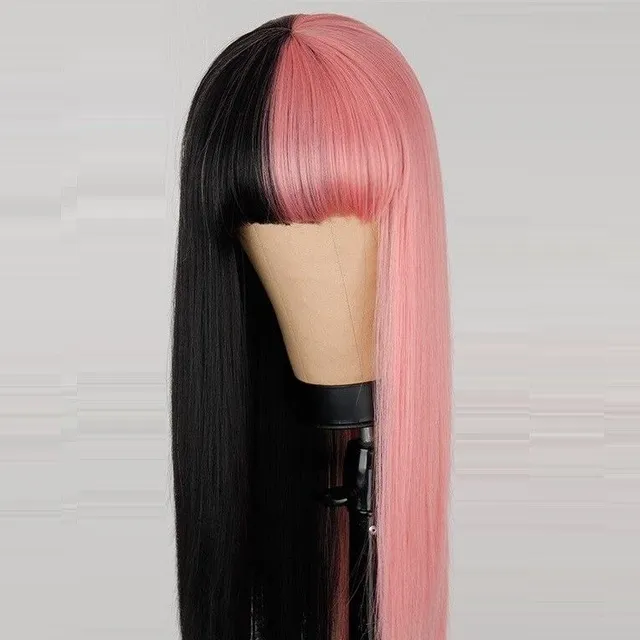 Two-color wig