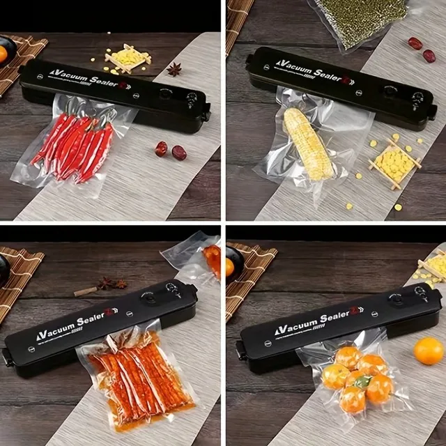 Automatic Food Vacuum Packing Machine With Bag Storage Compartment, Vacuum Food Storage Machine