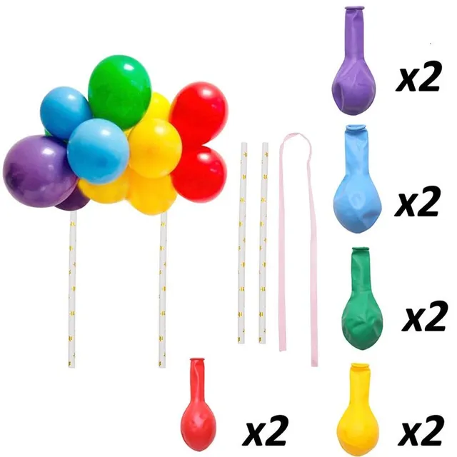 Birthday party balloons
