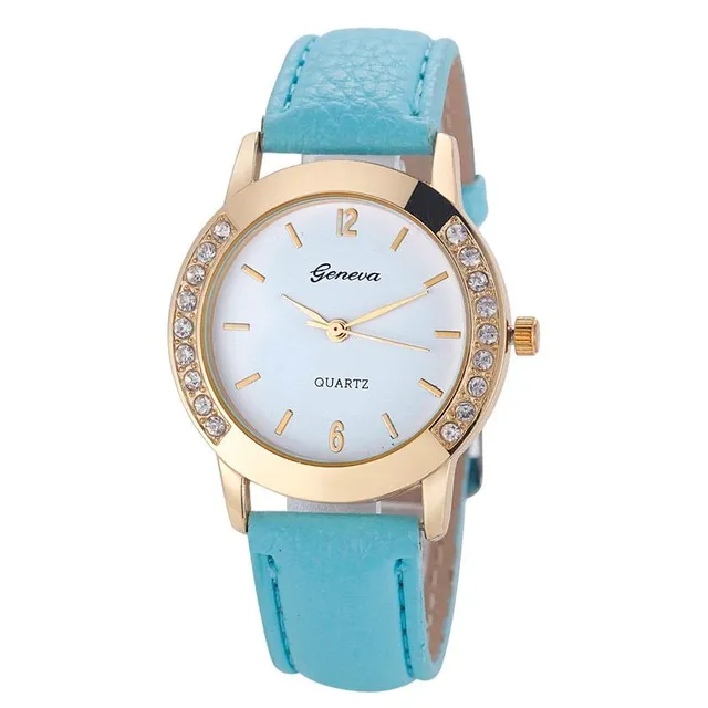 Women's elegant watch with stones