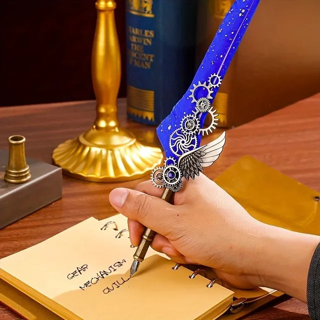 Zestaw prezentów z materiałami do pisania: luksusowy długopis z plomb
