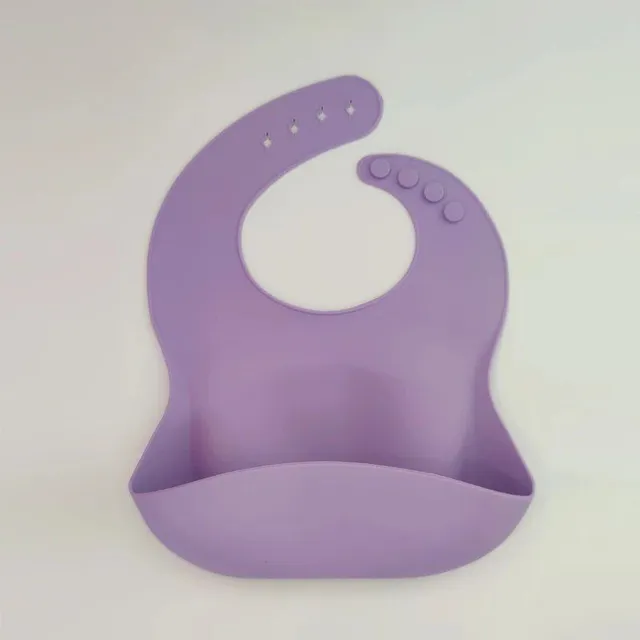 Col en silicone pour enfant - Bavoir imperméable pour bébés et tout-petits