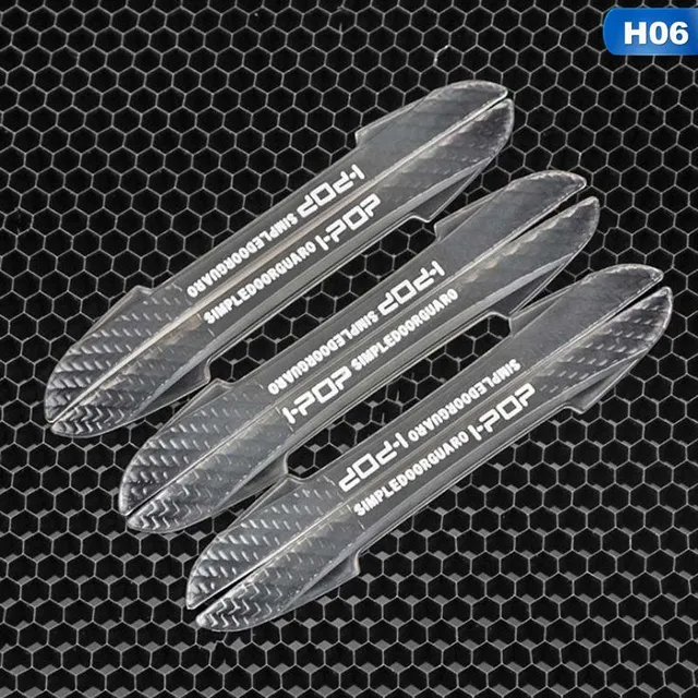 6pcs/set Auto Car Door Edge Protection Protective Strip Protective Strip Scratch Protection Auto Door Crash Bar