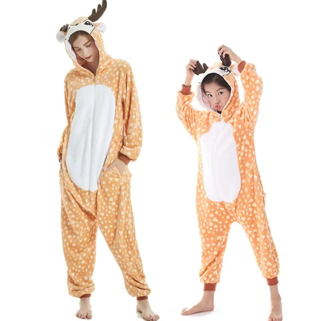 Universal animal jumpsuit for adults deer l