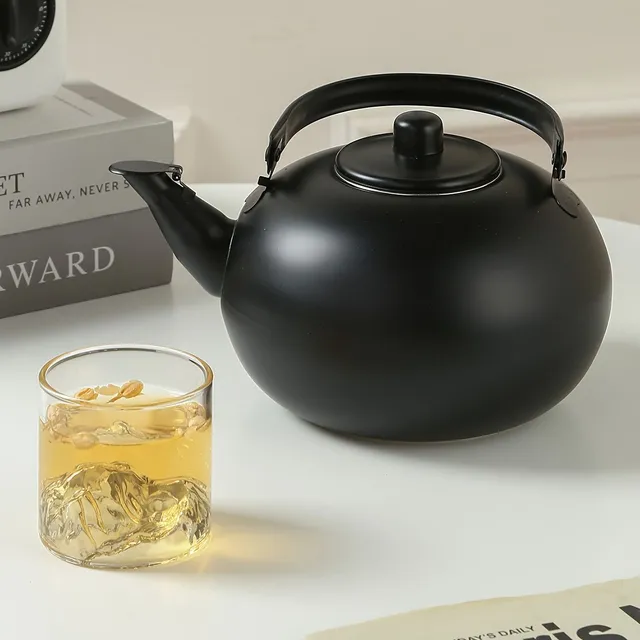 Stainless steel tea kettle with dispenser