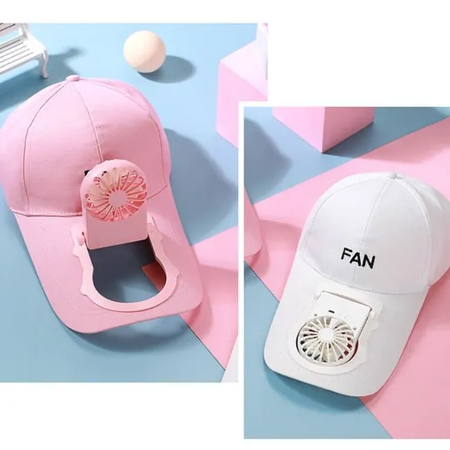 Trends cap with built-in hairdryer / fan