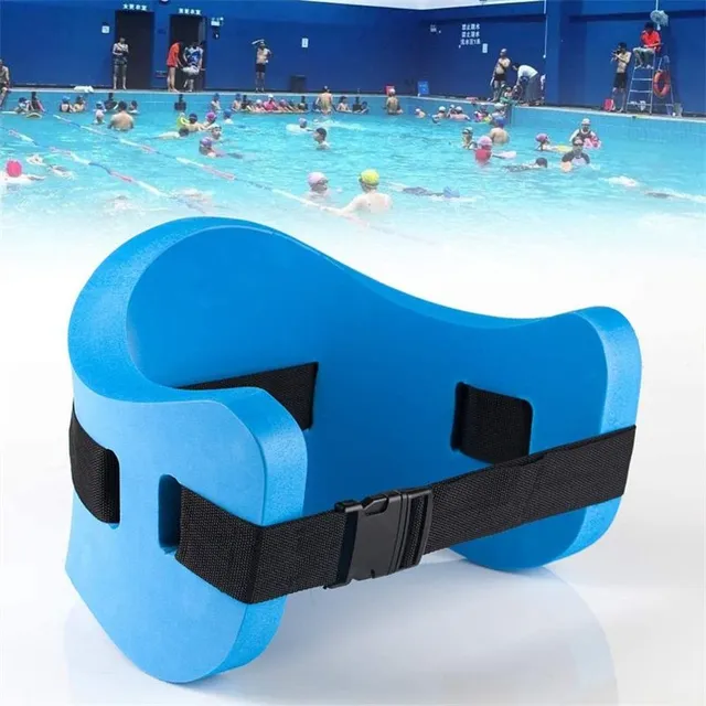 Swimming safety floating belt