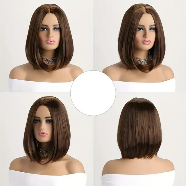 Short straight wig Bob - synthetic wig - ideal for beginners - heat resistant